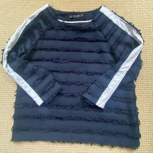 NAVY ZARA TOP